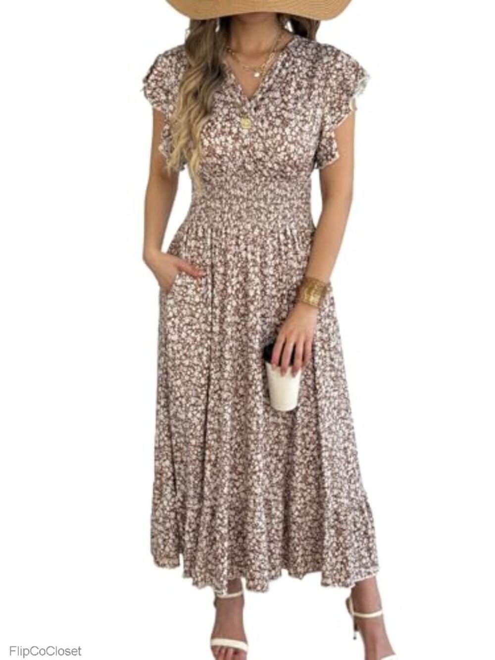 Flowy Maxi Dress with Pockets